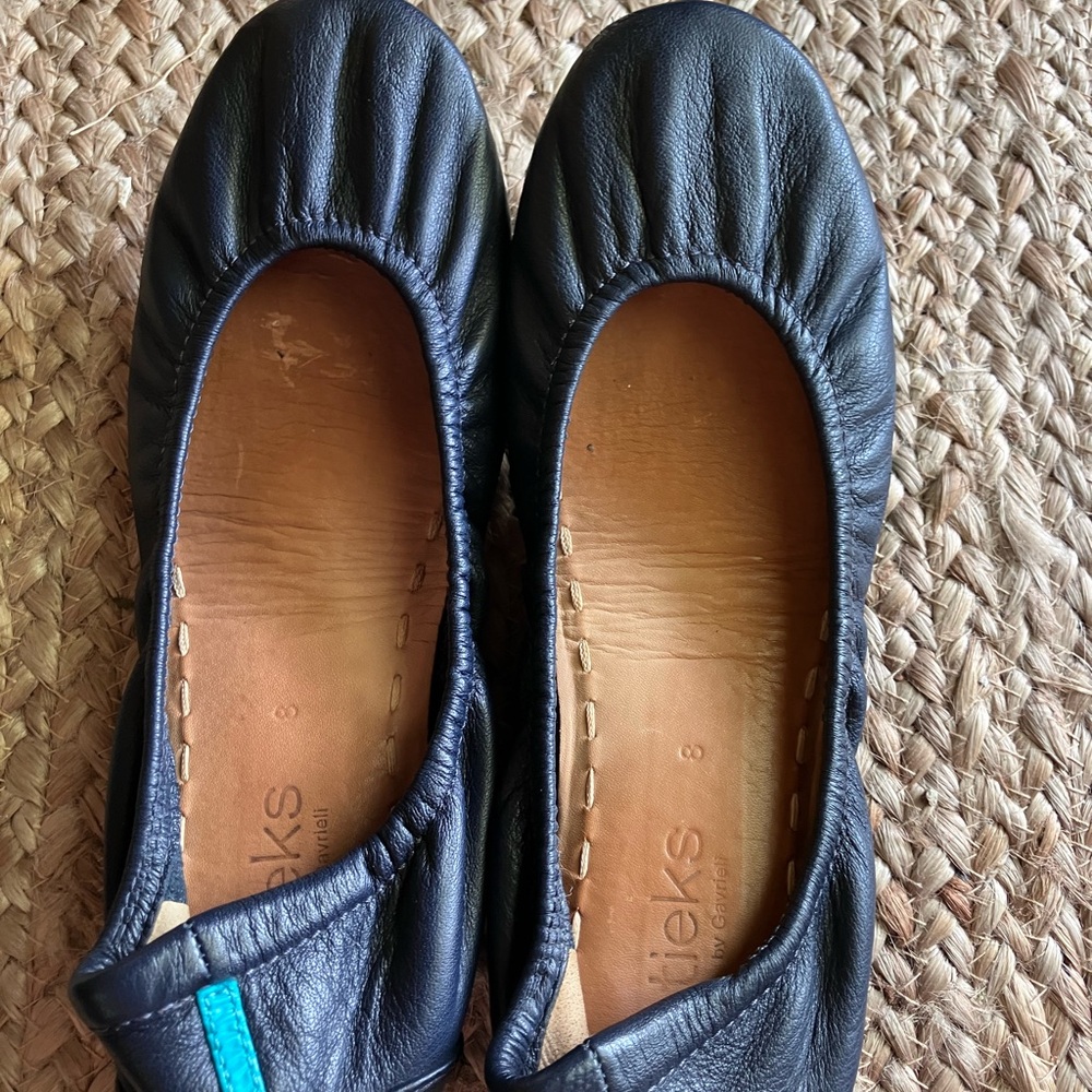 Navy Tieks Ballet Flats